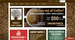 Desktop Screenshot of kimberleycoffee.com.au