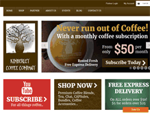 Tablet Screenshot of kimberleycoffee.com.au